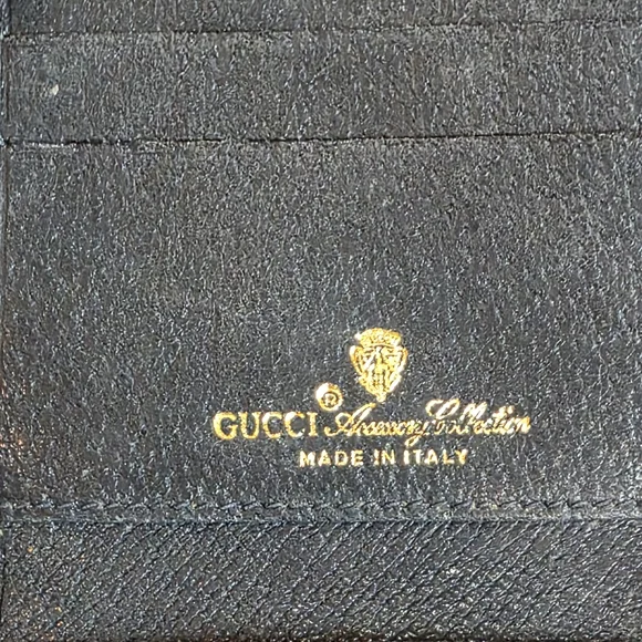 Gucci Blue Vintage Wallet - Picture 4 of 7